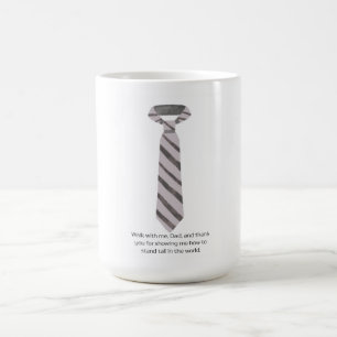 Loop Met Me Papa Hartelijke Vaderdag Tie Quote Koffiemok