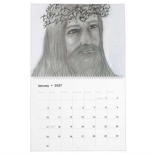 Loop met mij een kalender voor 2012 (Jan 2027)