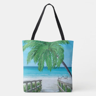 Loop naar de palmbomen tas Just Dahl Tote