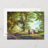 Loop naar Emmaus Briefkaart (Voorkant / Achterkant)