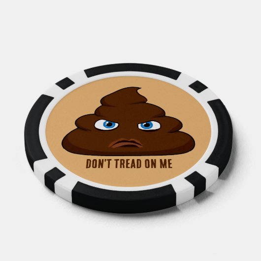 Loop niet op me, poep poker chips (Enkel)