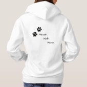 Loop nooit alleen - Hoodie (Achterkant)