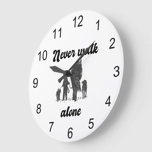 Loop nooit alleen - Russisch Dierenvriend Grote Klok (Hoek)