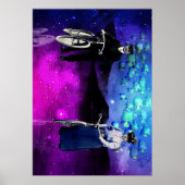 Loop op het water poster (Voorkant)