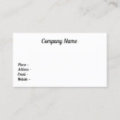 Loop op op het Visitekaartje van de Beach (Achterkant)