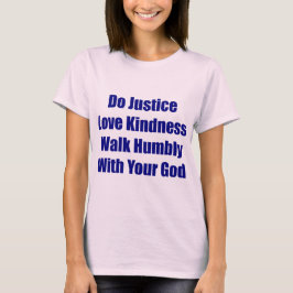 Loop rustig met je God-T-shirt T-shirt