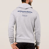 Loop voor de wereld hoodie - Mannen (Achterkant)