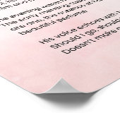 Loop weg - Moed empowerment gedicht Poster (Hoek)