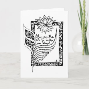 Loop weg van degenen die proberen om uw vleugels c kaart