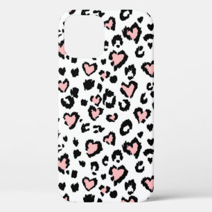 Loopard of jaguar naadloos patroon, getextureerde iPhone 12 hoesje