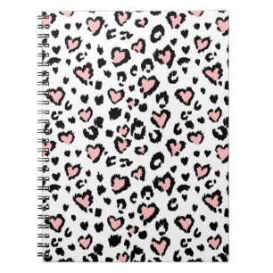 Loopard of jaguar naadloos patroon, getextureerde  notitieboek