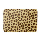 Loopard Print, Chocolate Brown en Camel Tan Badmat (Voorkant)