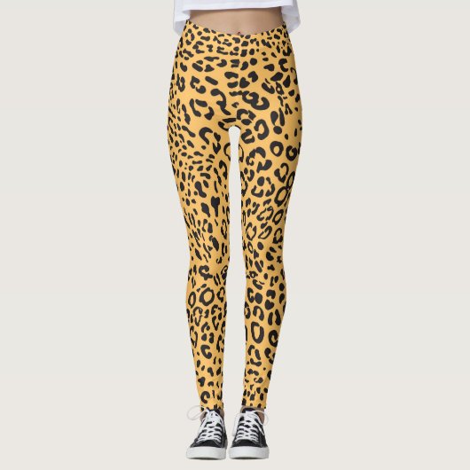 Loopard Texture Leggings (Voorkant)