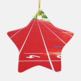 Loopbaan en veld keramisch ornament