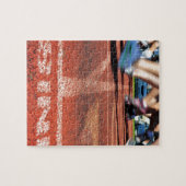 Loopbaan en veld legpuzzel (Horizontaal)