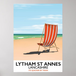 Loopbaan Lytham St Annes Lancashire Poster