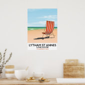 Loopbaan Lytham St Annes Lancashire Poster (Keuken)