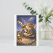Loopbaan Muis als Astronoom Briefkaart (Staand voorkant)