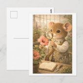 Loopbaan Muis als Botanicus Briefkaart (Voorkant / Achterkant)