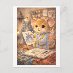 Loopbaan Muis als Costuumontwerper Briefkaart