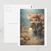 Loopbaan Muis als duiker Briefkaart (Voorkant / Achterkant)