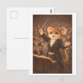 Loopbaan Muis als Orkestdirigent Briefkaart (Voorkant / Achterkant)