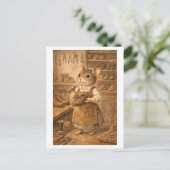 Loopbaan Muis als Schoenmaker Briefkaart (Staand voorkant)