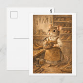 Loopbaan Muis als Schoenmaker Briefkaart (Voorkant / Achterkant)