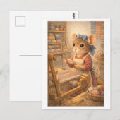 Loopbaan Muis als Wever Briefkaart (Voorkant / Achterkant)