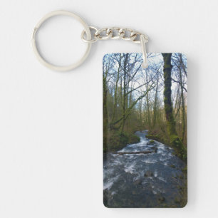 Loopbaan van de Herfsten van Bridal Veil, Oregon Sleutelhanger