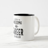 loopbaanadviseur tweekleurige koffiemok (Voorkant rechts)