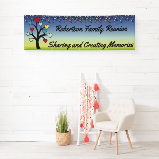 Loopende gezinshereniging spandoek (Insitu)