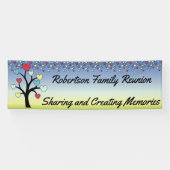 Loopende gezinshereniging spandoek (Horizontaal)