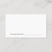 loophond | Hond Trainer en Groomer Appt Afsprakenkaartje (Achterkant)