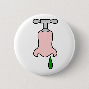 loopkraan ronde button 5,7 cm