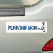 loopmoeder bumpersticker (Op auto)