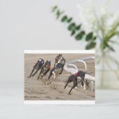 Looppas aan de lijn briefkaart (Staand voorkant)