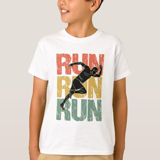 Looppas uitvoeren -  Runner T-shirt (Voorkant)