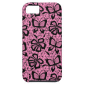 looppatroon met vlinders Case-Mate iPhone case (Achterkant)
