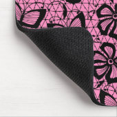 looppatroon met vlinders muismat (Hoek)