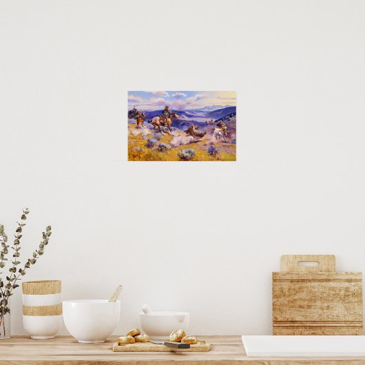 Loops en Swift Horses zijn zekerder dan Lood Poster (Keuken)