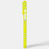 Loops Jaune amusant iPhone géométrique / coque ipa (Verso / Gauche)