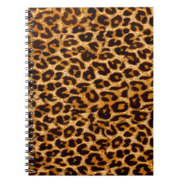 Loopspatafdruk, cheetah-afdruk, roze, giraal notitieboek