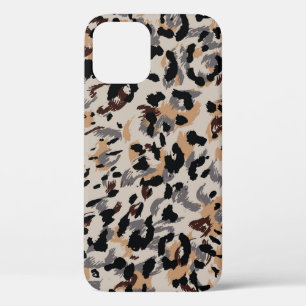Loopspatroon, jaguarpatroon, vacht van dieren iPhone 12 hoesje