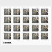 Loopspoor Vierkante Sticker (Vel)