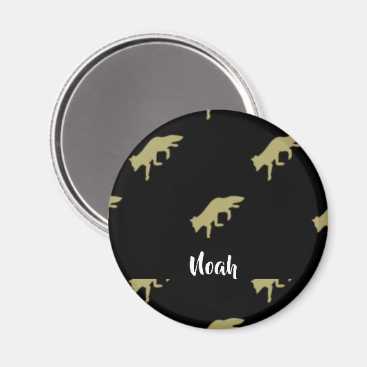 loopvos magneet (Voorkant / Achterkant)