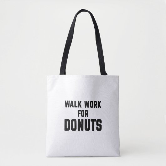 Loopwerk voor donuts draagtas (Voorkant)