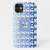 Loopy Lines - Blue Ombre Phone Case (Achterkant)