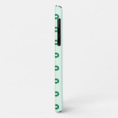 Loopy Lines - Green Ombre Phone Case (Achterkant/links)