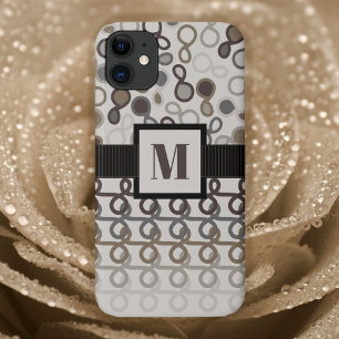 Loopy Lines met hybride paisley Mocha Brown Ombre iPhone 11 Hoesje